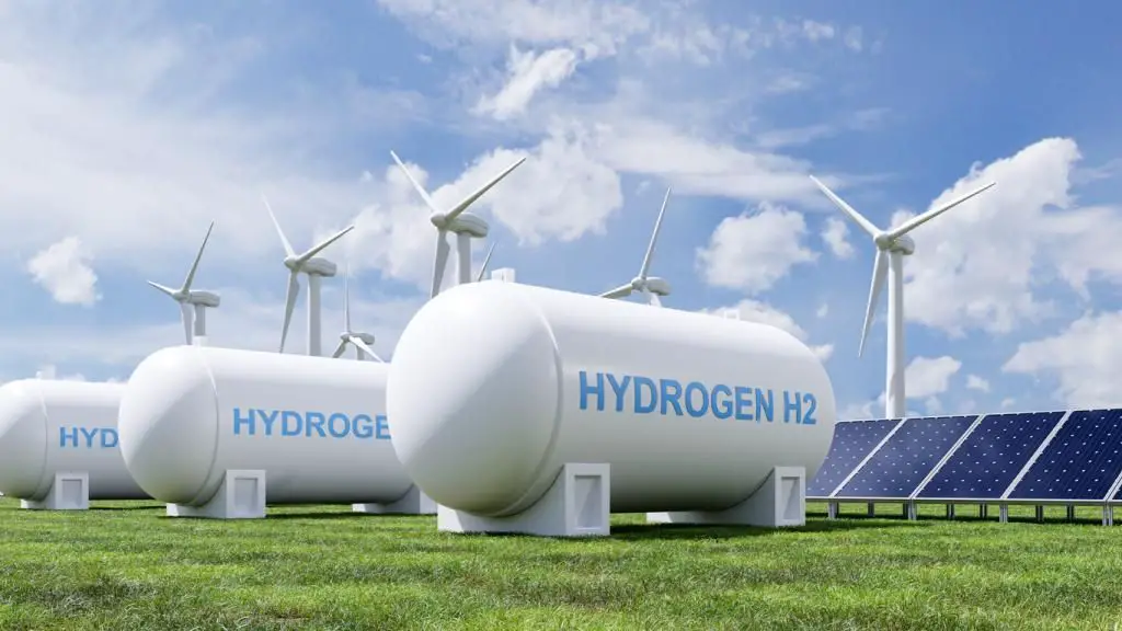 large industrial electrolyzer that could be used to produce green hydrogen