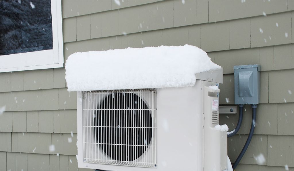 an energy efficient heat pump can help save money and energy when heating a home in maine's cold winters.