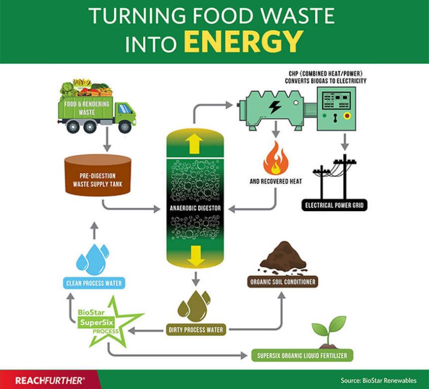 anaerobic digestion facilities convert waste into renewable energy