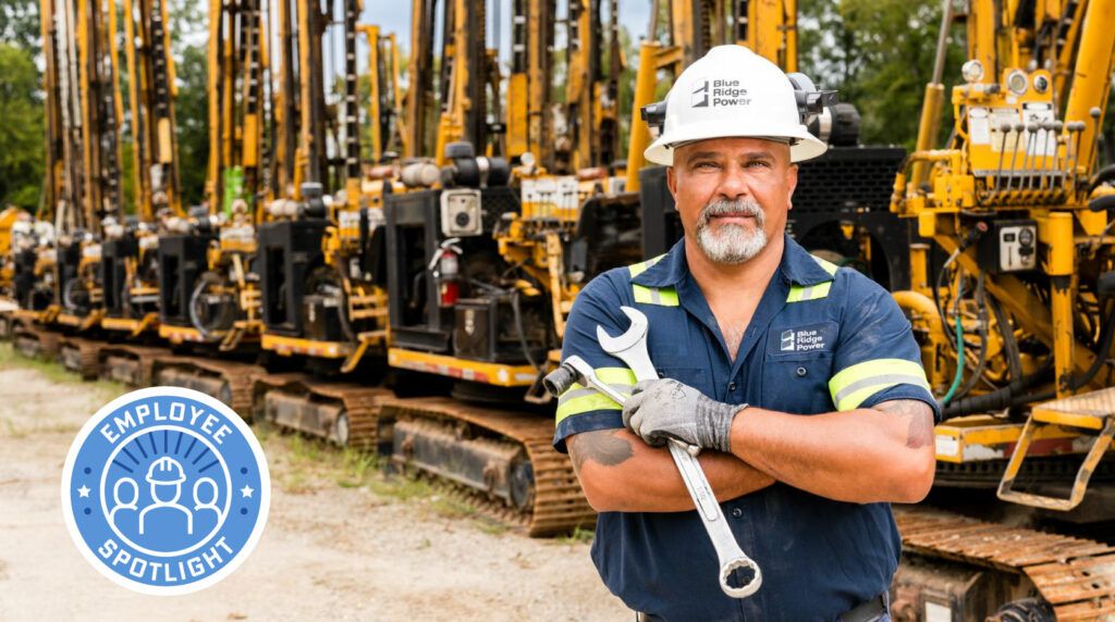 blue ridge power has around 130 employees working in divisions like engineering, procurement, construction, and project development.