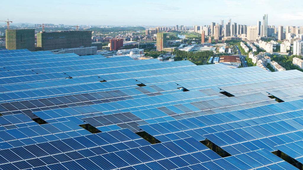 Can a city be powered by solar energy?