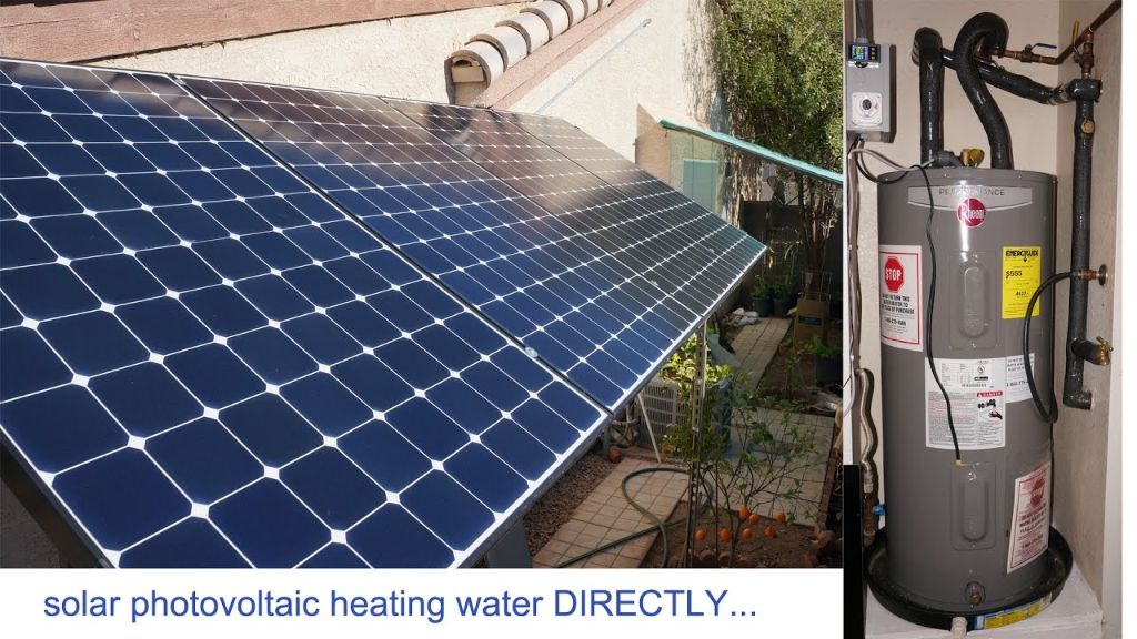 Can you run an electric water heater on solar power?