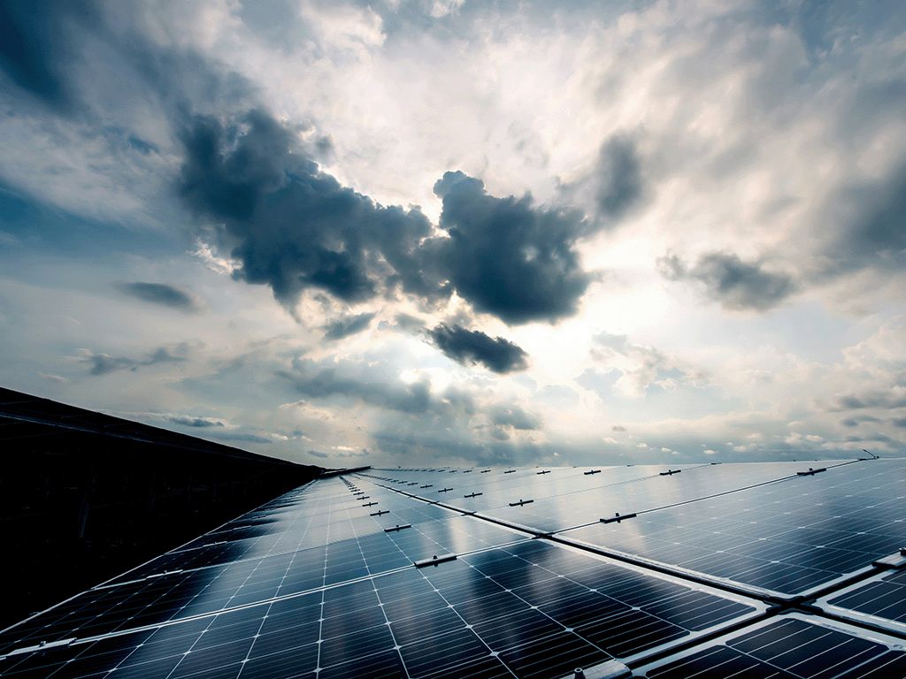 cloudy weather and winter months result in reduced solar energy generation