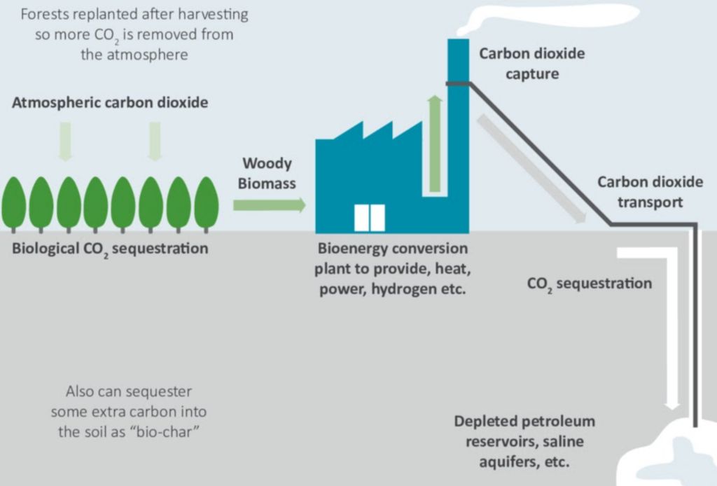 high energy penalty for carbon capture is a key challenge for beccs
