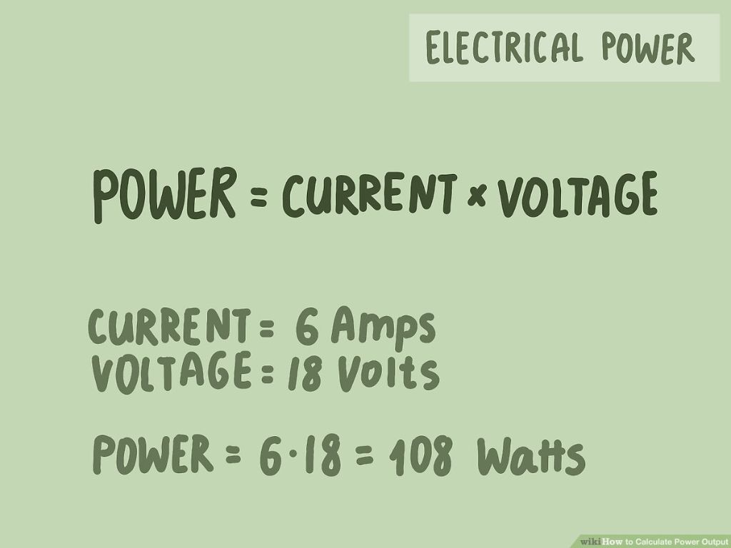 How is power generated calculated?