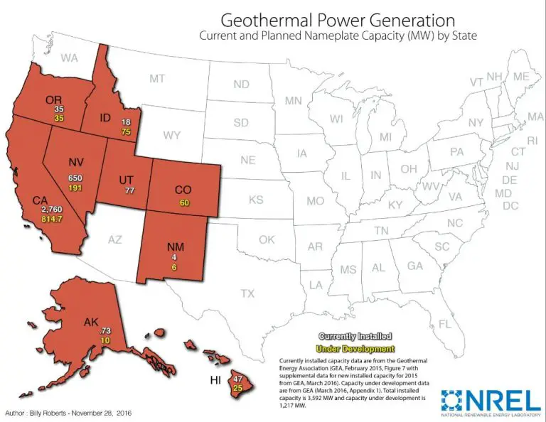 How Many Geothermal Power Plants Are There In The United States?
