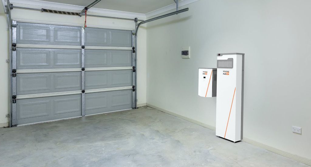 image of a generac power cell home battery storage unit