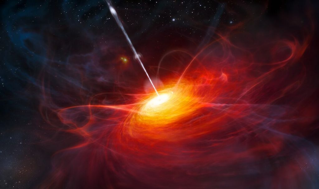 quasars can briefly exceed the energy output of their entire host galaxy during peak activity phases.