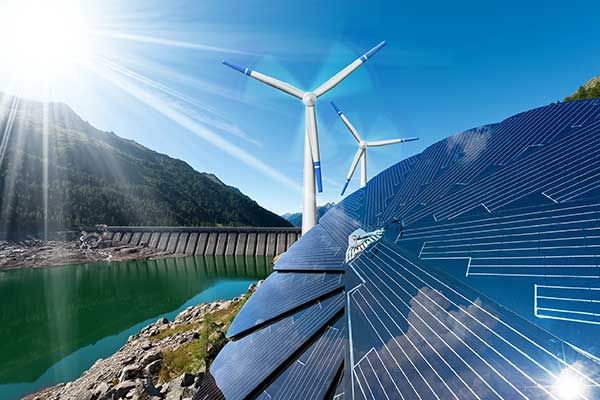 renewable energy sources like solar, wind, hydro and biomass regenerate and cannot be depleted