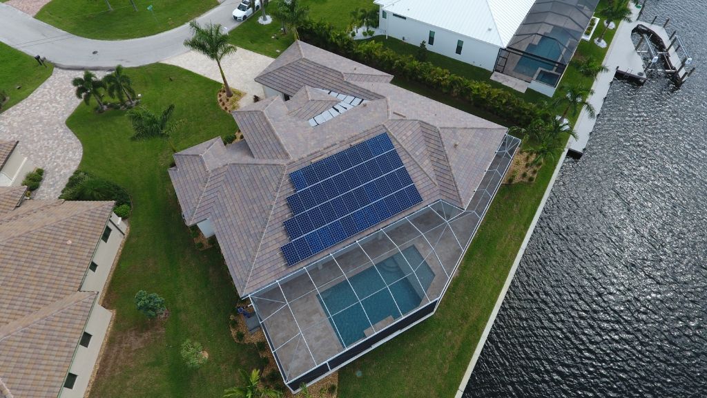 solar panels on a florida home