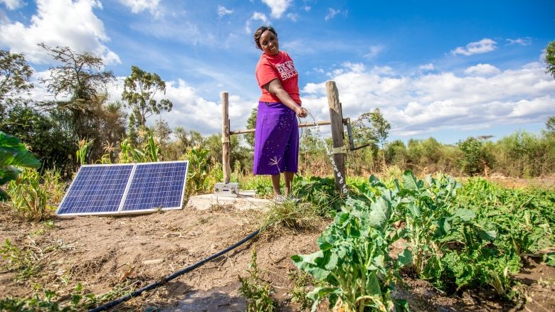 solar power brings benefits like water pumping and powering machinery for rural areas in kenya