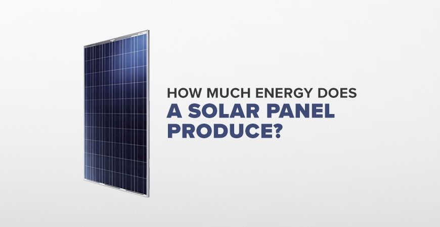 the output rating and efficiency of solar panels determine how much electricity they can produce per day.