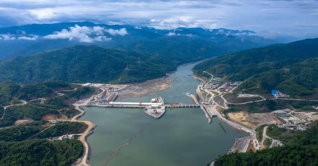 the xayaburi dam generates electricity to help meet thailand's energy demands