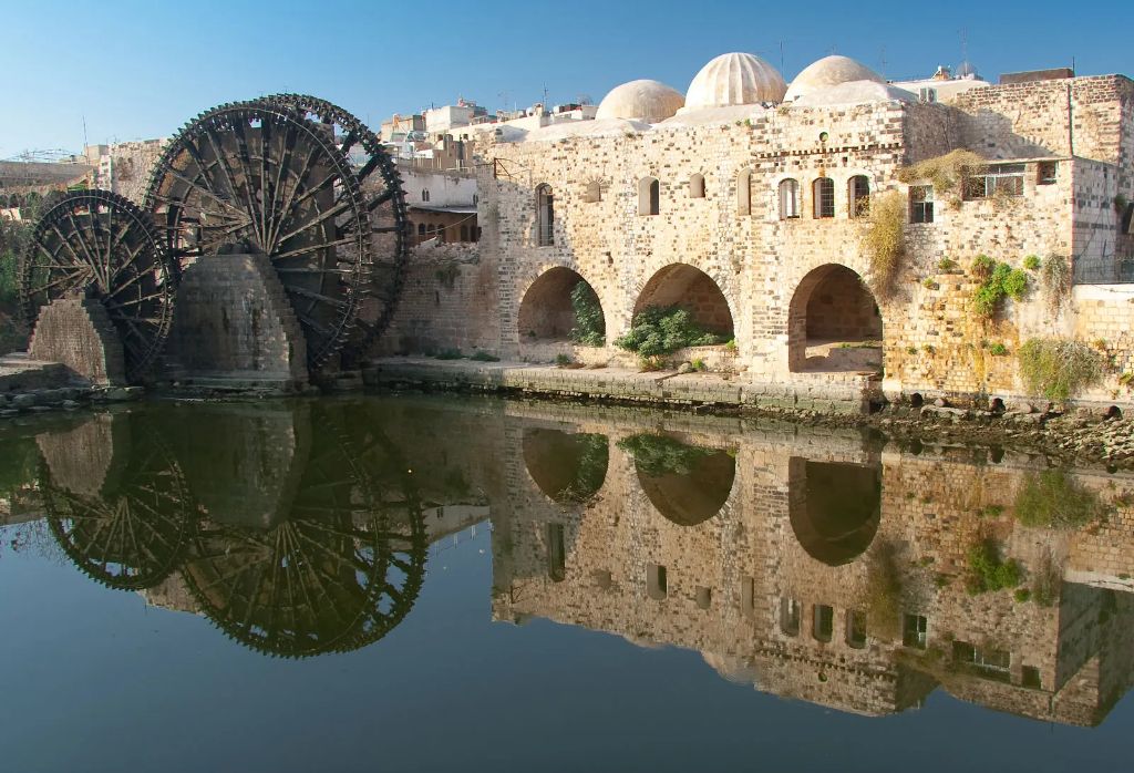 waterwheel technology was used for mechanical power in ancient times
