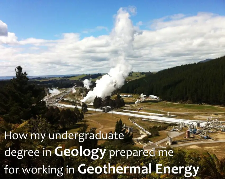 What degree do you need to work with geothermal energy?