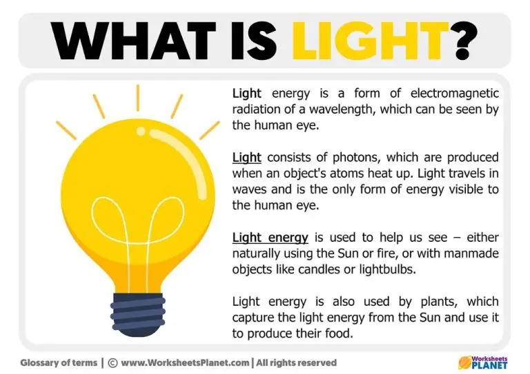 What Is The Definition Of Light Energy And Examples?