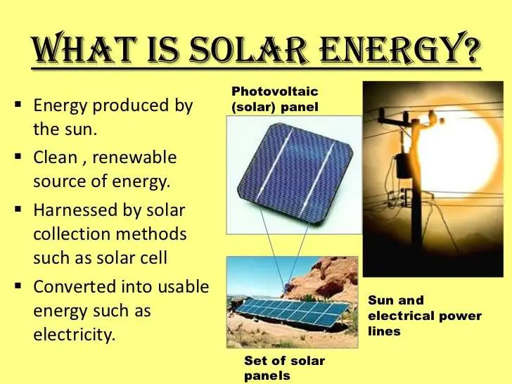 What Is The Meaning Of Sun Energy?