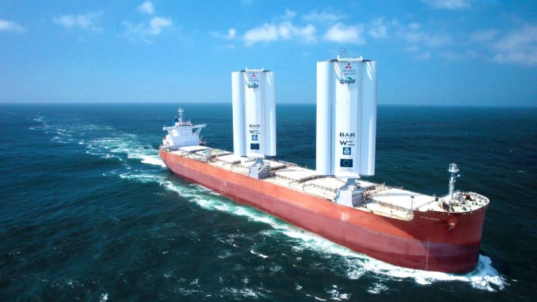What Is The New Cargo Ship Powered By Wind?