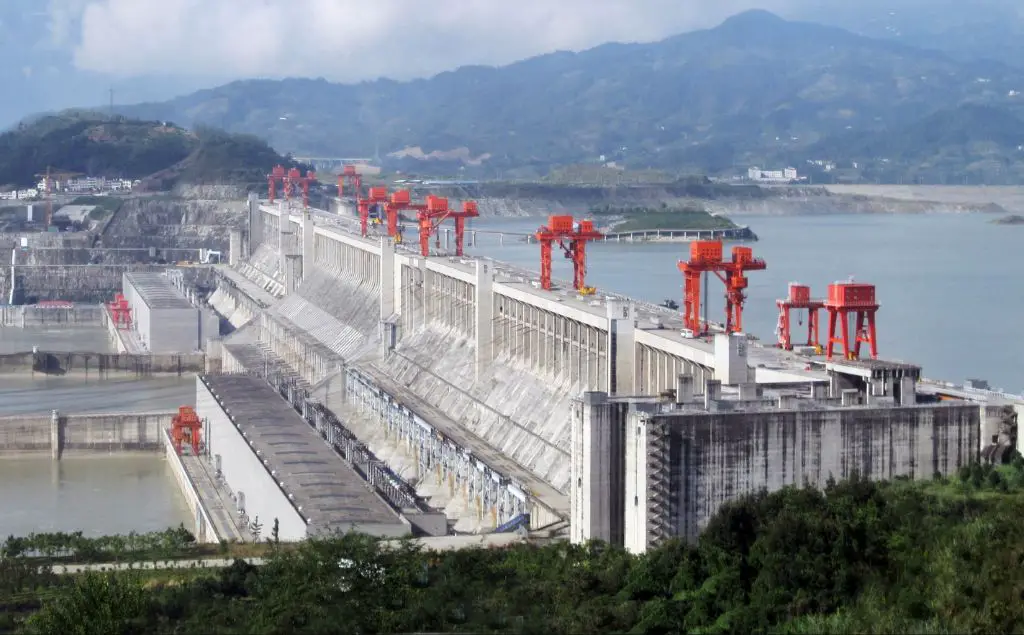 Where is most of China's hydroelectric power found?