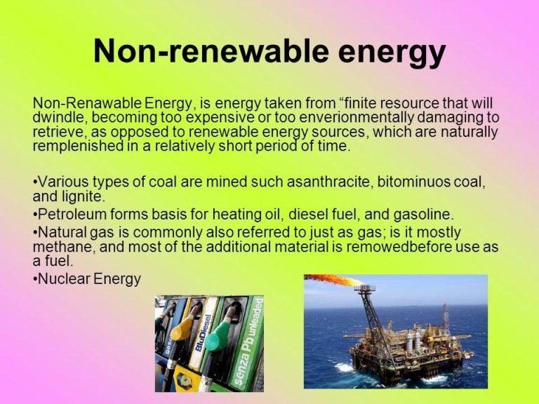 Why Are Non-Renewable Resources Said To Be Finite?