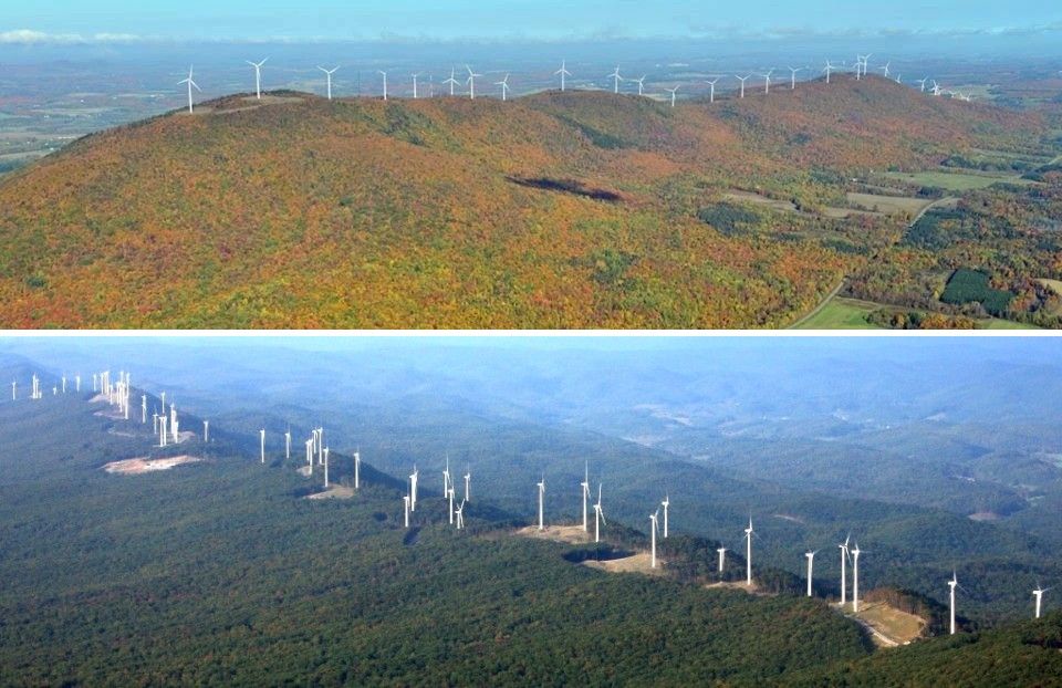 wind turbines can be considered ugly and disrupt scenic natural landscapes