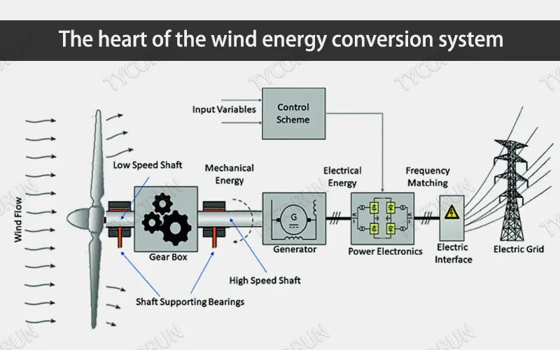 wind turbines convert wind into renewable electricity
