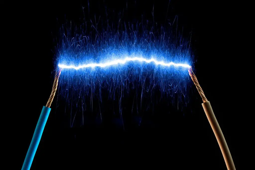 an image related to electricity flow through wires