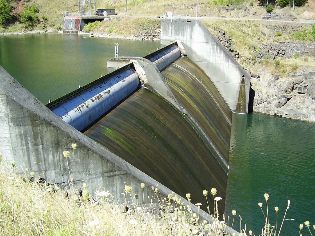 building a hydroelectric dam requires diverting the river flow during construction