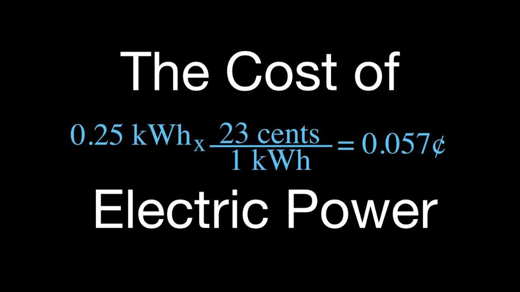 calculating electricity costs based on kw and kwh