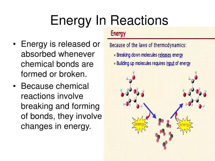 How Is Energy Involved During Change?