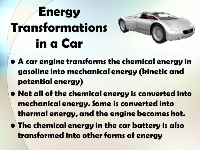 What Is Called Transformation Of Energy?