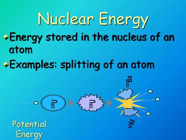 chemical potential energy stored in atoms and molecules can be released as other forms of energy such as heat or movement.