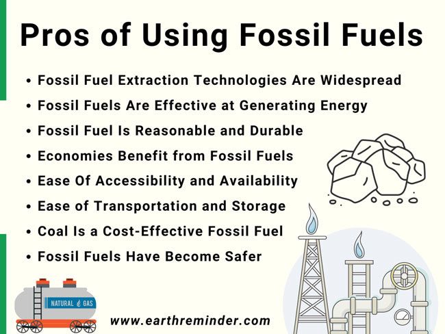 fossil fuels and renewables each have pros and cons.