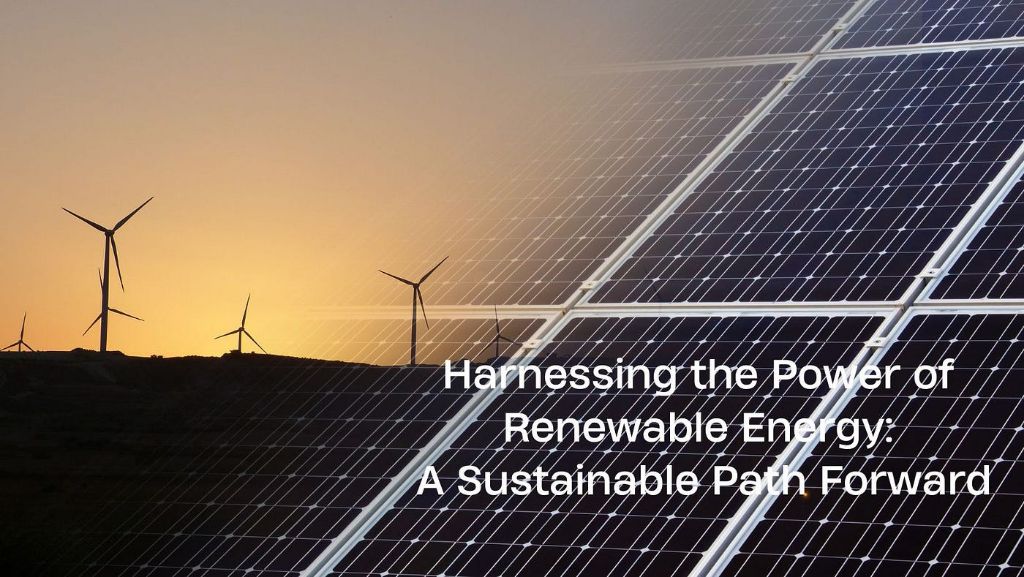 harnessing the sun's energy in a renewable way supports sustainability.