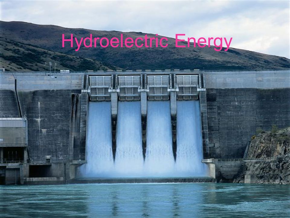 hydroelectric dams utilize the gravitational potential energy of water held behind the dam.