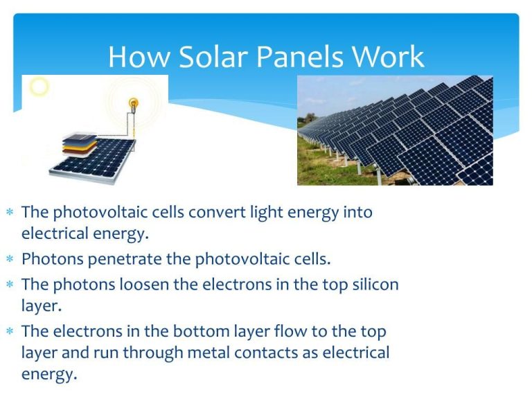 What Energy Do Solar Cells Convert Into Electrical Energy ____?