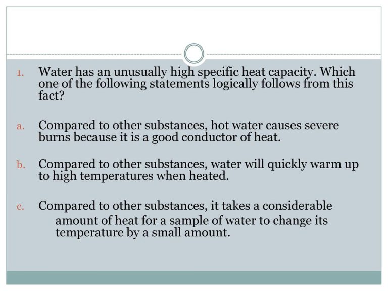 How Much Energy Does It Take To Heat Water 1 Degree F?